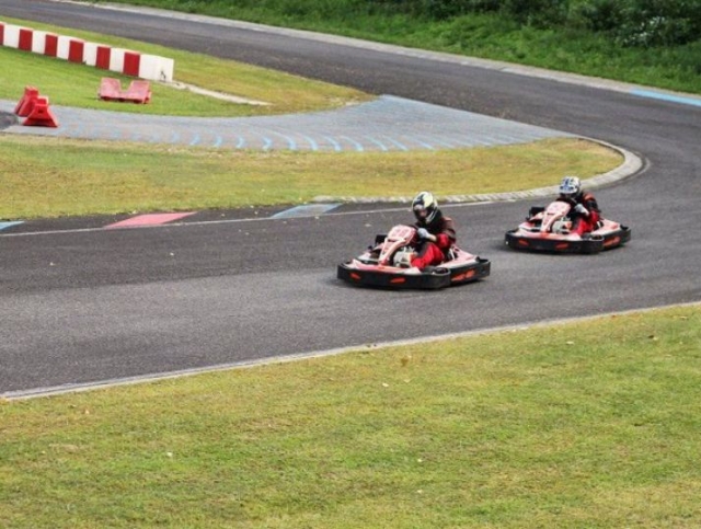 En plein dans la course